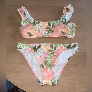 Target - Xhilaration White and Pastel Bikini Set